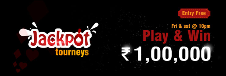 Jackpot Tournaments – Big Chance to Win Rs1Lakh Every Week