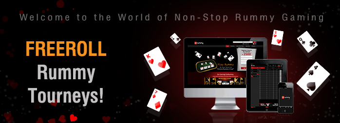 FREE Rummy Tourneys! Welcome to the World of Non-Stop Rummy Gaming